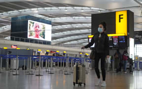 The almost deserted departures hall at Terminal 5 of Heathrow Airport in west London on 21 December 2020, as a string of countries around the world banned travellers arriving from the UK, due to the rapid spread of a new, more-infectious coronavirus strain.