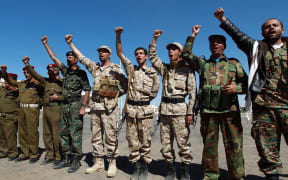 Members of the Shia Houthi movement.