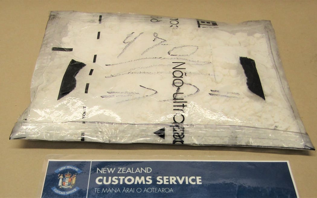 The three kilos of cocaine that was discovered by Customs officers.