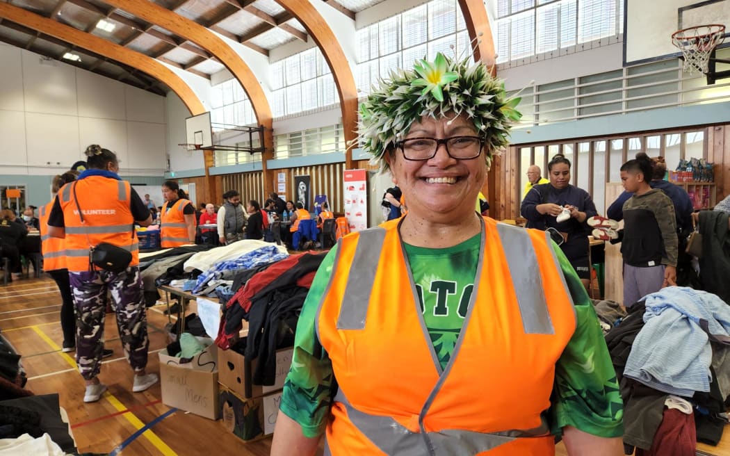 Mangere emergency centre volunteer Teremoana has been travelling daily from Glen Innes to help. She says it brings her joy to be volunteering and she's asking people to not be 