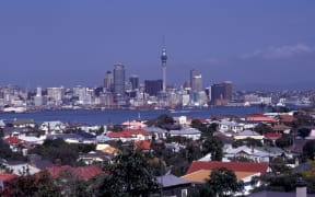 View of Auckland city from Devonport.