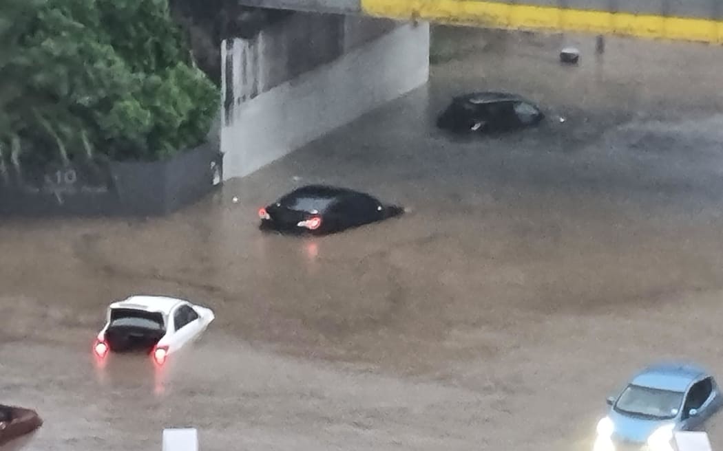 submerged cars