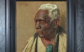Goldie's painting 'Thoughts of a Tohunga, Wharekauri Tahuna' which sold this week at auction for $416,000.
