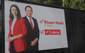 A new Labour billboard, around the corner from National’s in the Hawke's Bay.