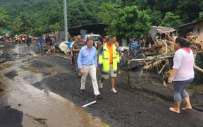 Tahiti was hit by heavy rain