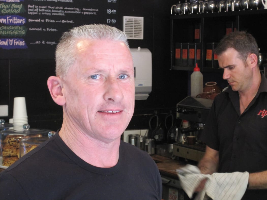 Café owner Darryl Ellis is taking an extra $500 a day