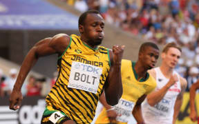 Jamaican Olympic sprint champion Usain Bolt.