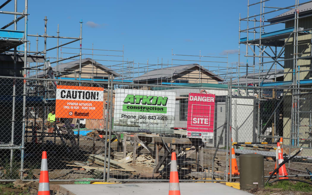 Some of the Kāinga Ora homes under construction in Mayfair, a suburb of Hastings