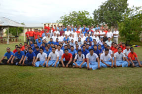 Tongan trades training students