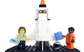 Women of NASA lego figurines, created by Maia Winstock