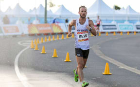 Quentin Rew in the means 20km race walk