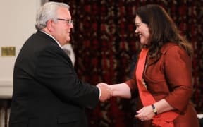 Gerry Brownlee and Governor-General Dame Cindy Kiro.