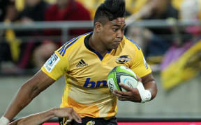 Winger Julian Savea in action for the Hurricanes.