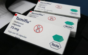 Boxes of Tamiflu.