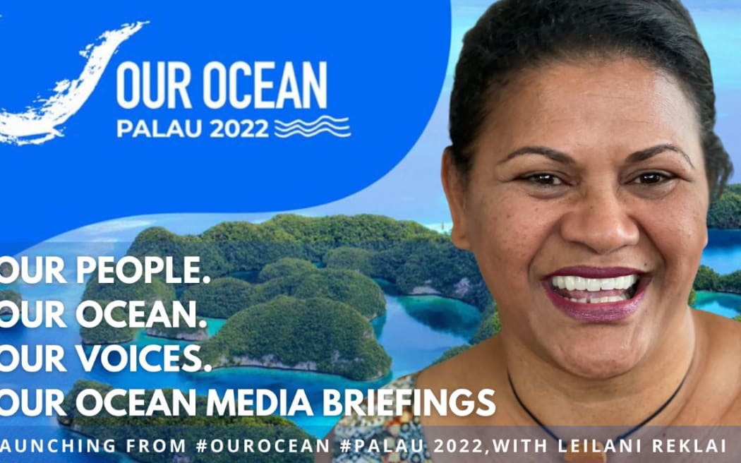 The publisher of the Island Times -  Leilani Reklai