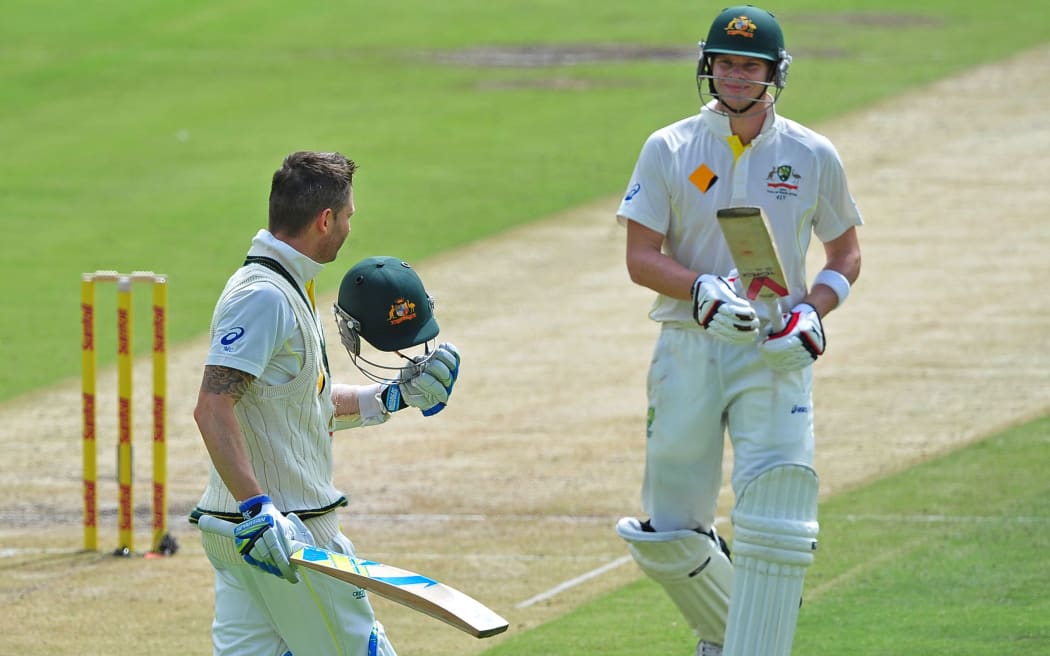 Steven Smith (right) is to replace the injured Michael Clarke (left) as Australia captain.
