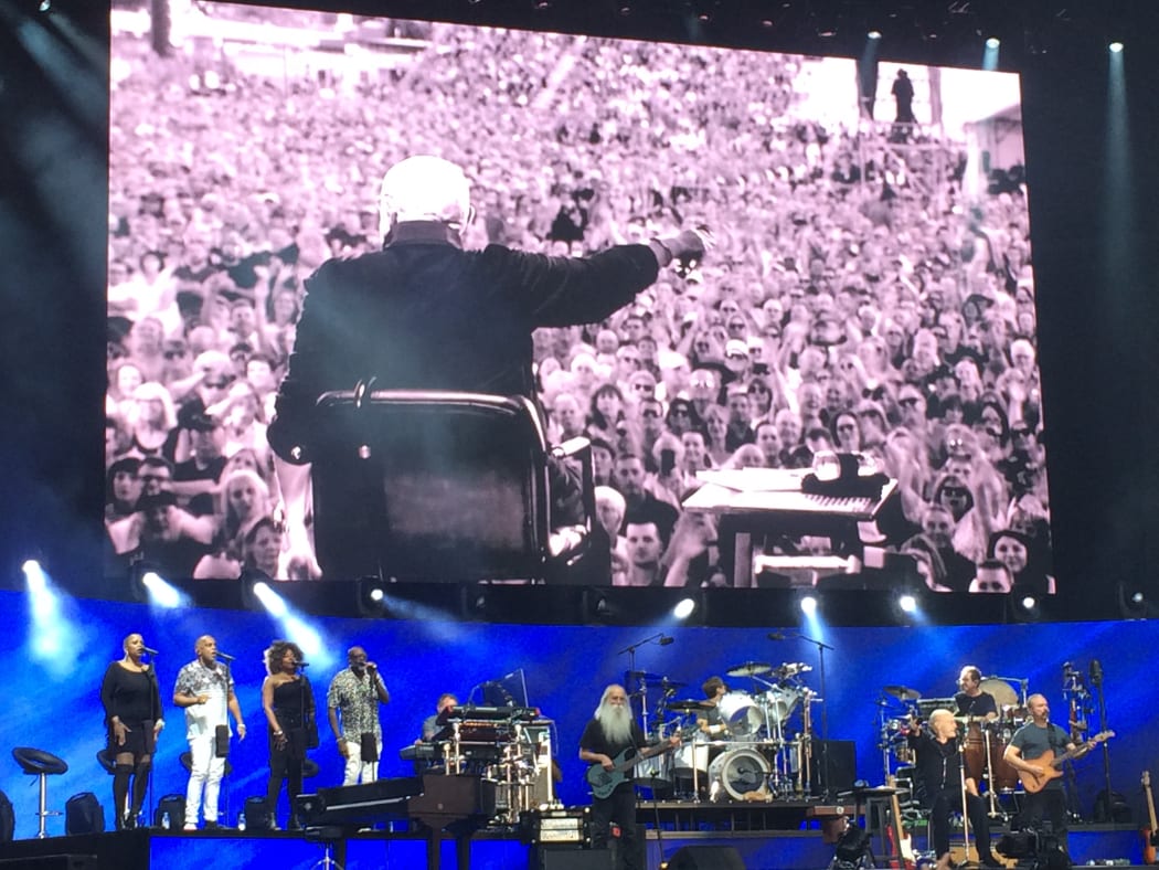 Phil Collins live at Christchurch Stadium