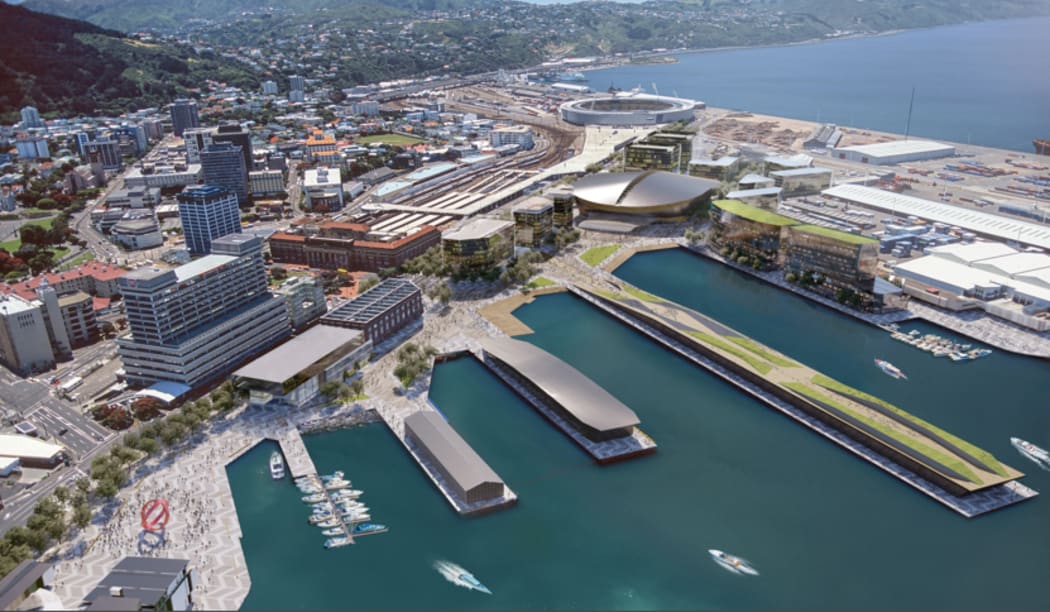 King's Wharf, site of the proposed new indoor arena planned for Wellington.