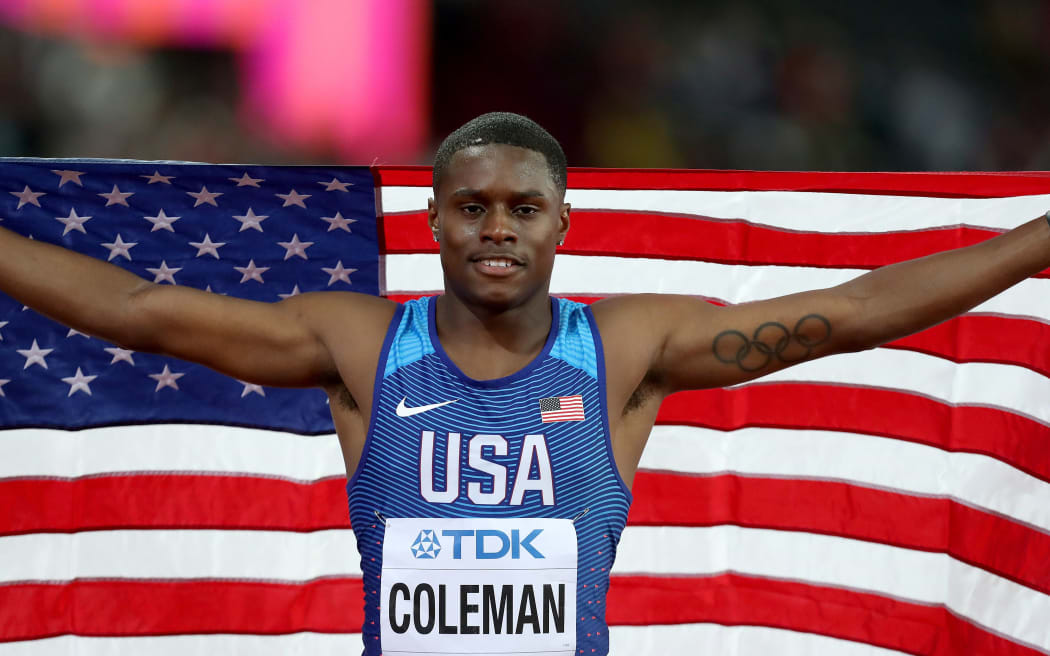 Christian Coleman of the USA