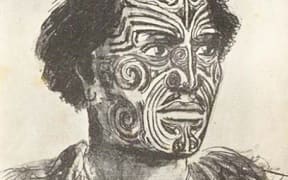 A sketch of Hongi Hika from a 1820’s painting.