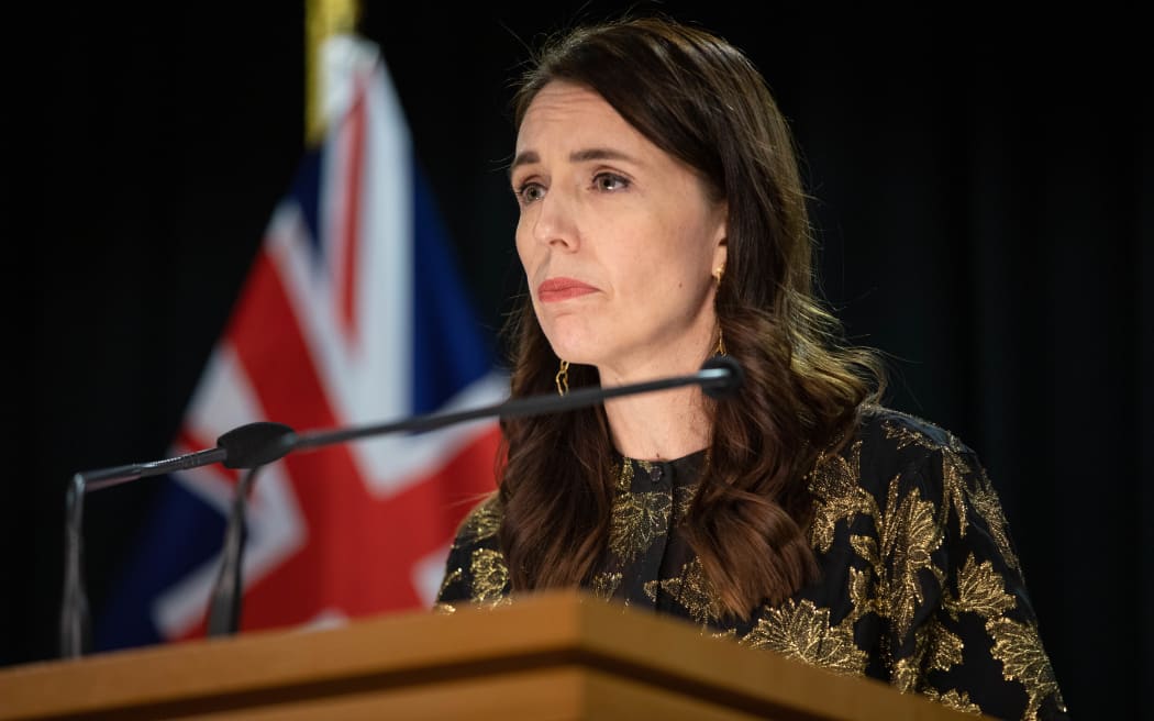 Prime Minister Jacinda Ardern speaks to media at a post-cabinet press conference