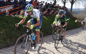 New Zealand cyclist Sam Bewley - pictured competing in last year's Tour of Flanders