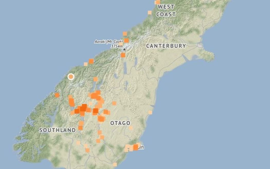 Magnitude 5.5 earthquake near Milford Sound shakes Otago, West Coast