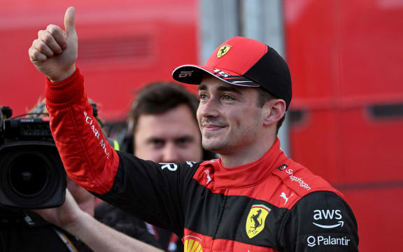 Charles Leclerc of Monaco and Ferrari.