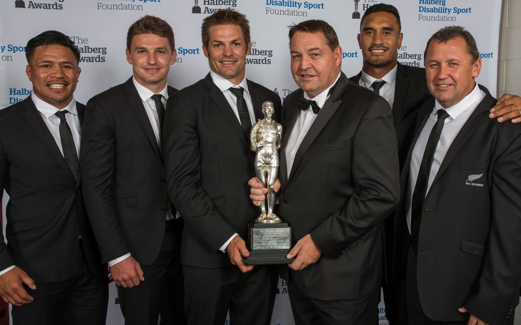 The All Blacks won the Supreme Halberg Award last year but aren't among the finalists in the team category this year despite a record breaking run.