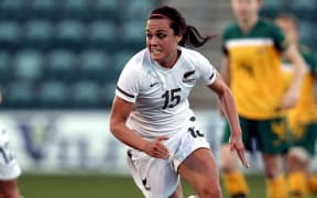 New Zealand striker Emma Kete.