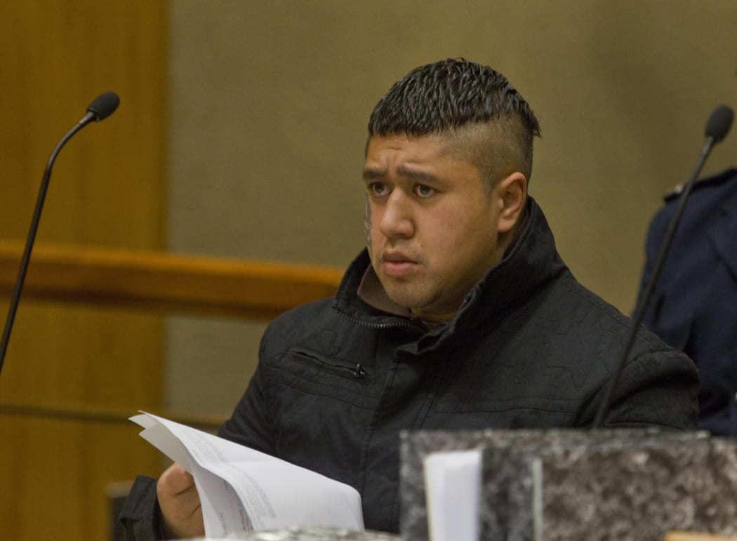 Mauha Huatahi Fawcett on trial for murdering Mellory Manning, in the Christchurch High Court.
