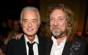 Led Zeppelin's Jimmy Page, left, and Robert Plant
