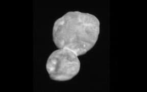 This image taken by the Long-Range Reconnaissance Imager (LORRI) is the most detailed of Ultima Thule returned so far by the New Horizons spacecraft.