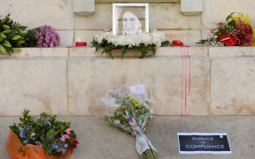 The Great Siege monument in Valletta, Malta, became a temporary shrine for Maltese journalist and blogger Daphne Caruana Galizia after she was killed by a car bomb in October.