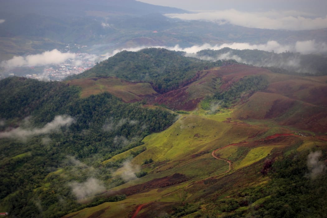 Hills overlooking the West Papuan capital, Jayapura.