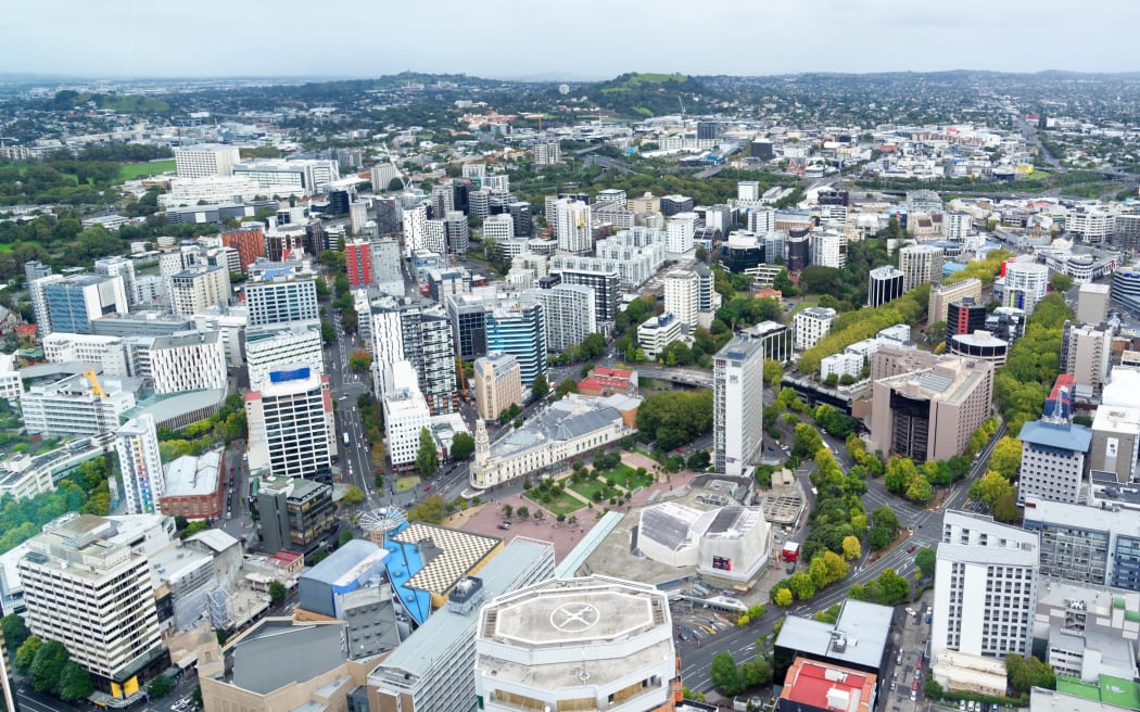 Auckland CBD Aerial view