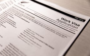 Work visa application form