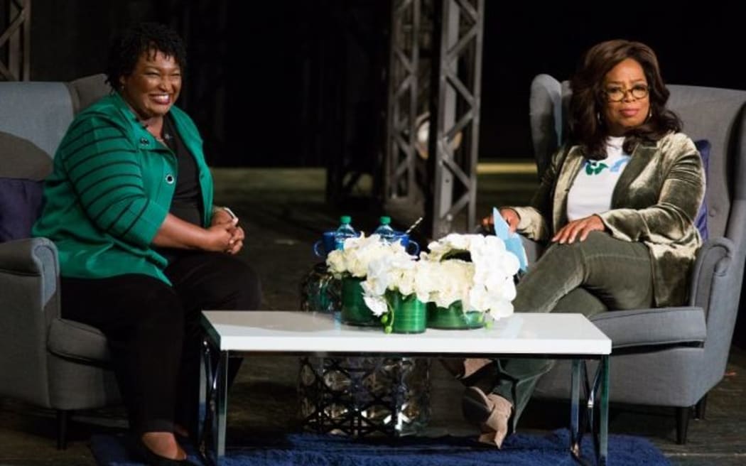 Oprah Winfrey travelled to Georgia to campaign with Stacey Abrams ahead of the mid-term election.