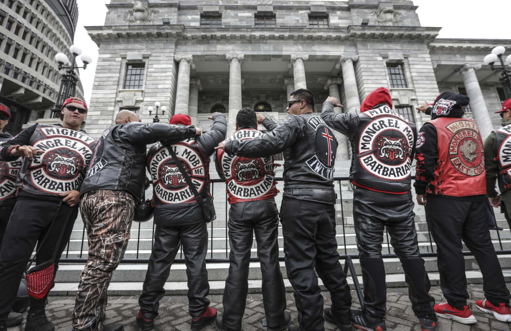 National would ban gang patches, give police new powers | RNZ News