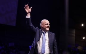 National Party leader Christopher Luxon at the party's launch of its 2023 election campaign.