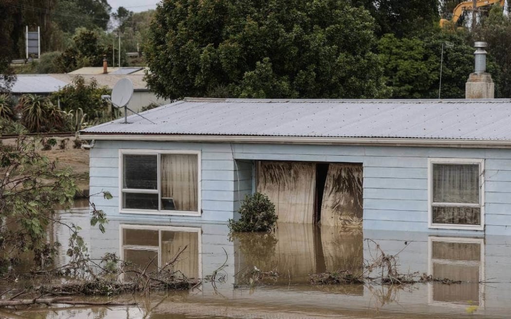 Homes in Hawke’s Bay have been destroyed by the floodwaters caused by Cyclone Gabrielle.