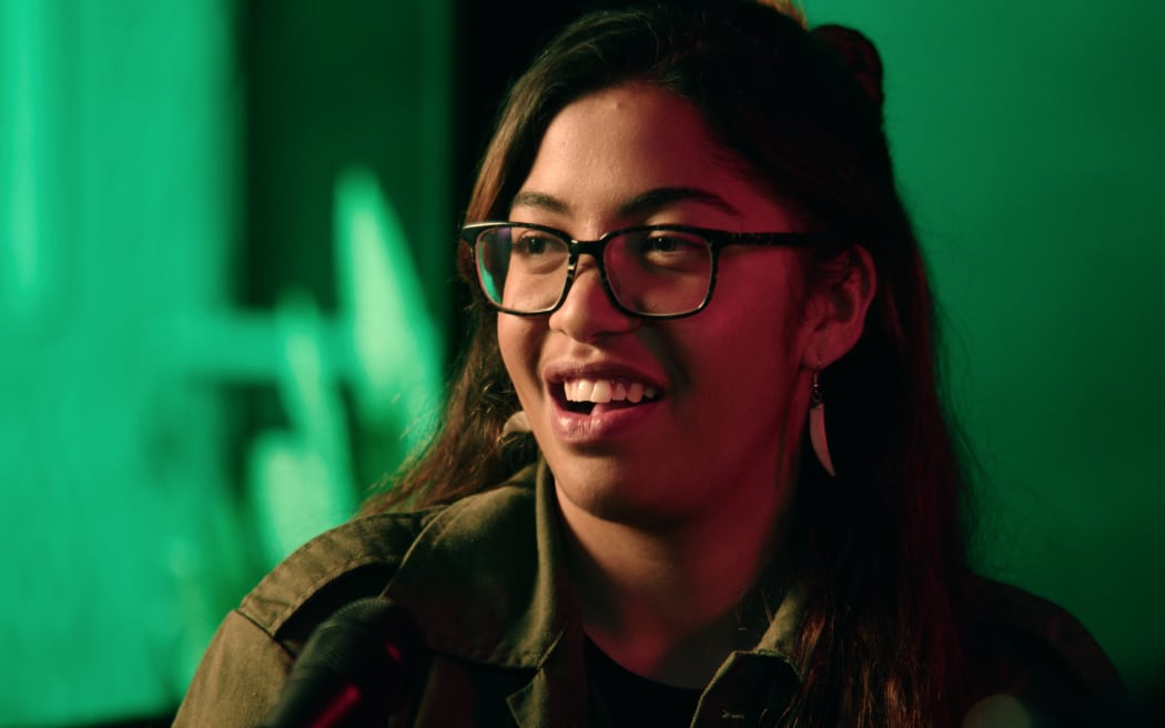 Rachel sings a waiata by Troy and Huia Kingi