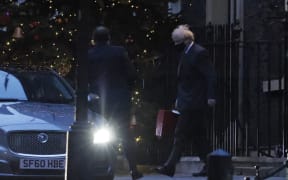 Britain's Prime Minister Boris Johnson leaves Downing Street in London on December 9, 2020 on his way for a meeting in Brussels with EU chief Ursula von der Leyen.
