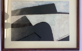 A fake Colin McCahon painting sold at Chiswick Auctions
