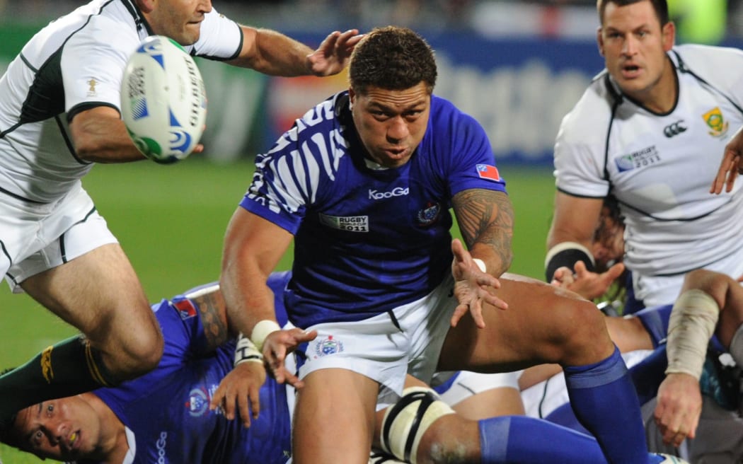 Mahonri Schwalger last played for Samoa at the 2011 Rugby World Cup.