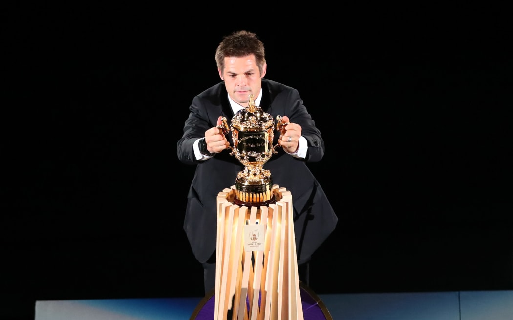 Richie McCaw at the opening of the 2019 Rugby World Cup.