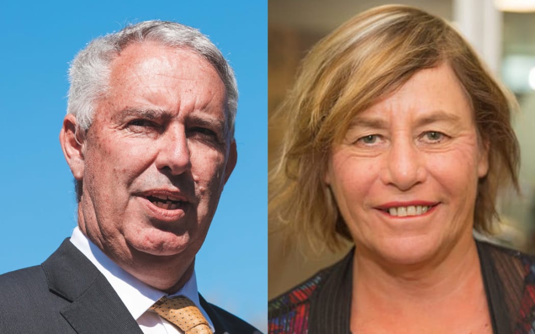Former National MP Lawrence Yule and former Green MP Sue Bradford