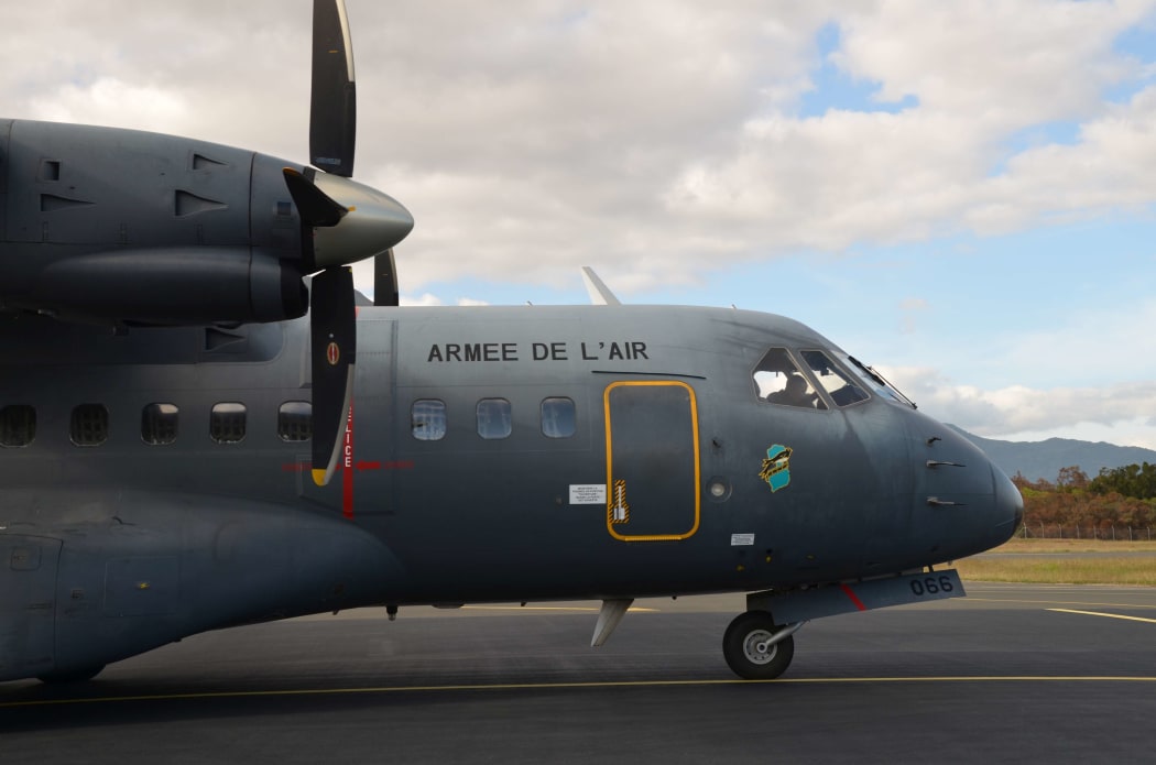 French military plane in New Caledonia