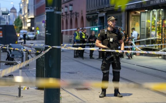 Several shots were fired outside the London pub in central Oslo, leaving two dead.