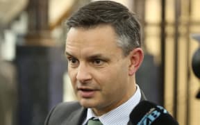 Green Party co-leader James Shaw speaking after Budget 2016.